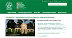 Desktop Screenshot of kgl-priv-apotheke-satrup.de