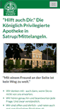 Mobile Screenshot of kgl-priv-apotheke-satrup.de