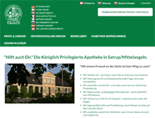 Tablet Screenshot of kgl-priv-apotheke-satrup.de